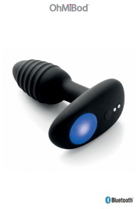 Vibrating anal plug connected Lumen