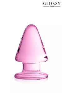 Plug anal glass Glossy Toys n° 23 Pink