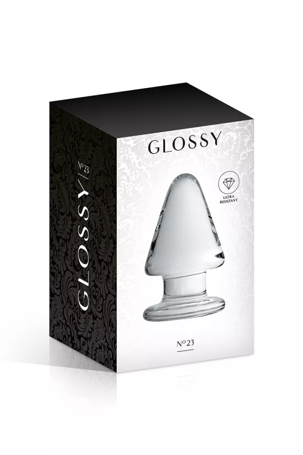 Plug anal glass Glossy Toys no. 23 Clear