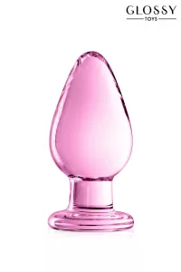 Plug Anal Glas Glossy Toys nr. 25 Pink