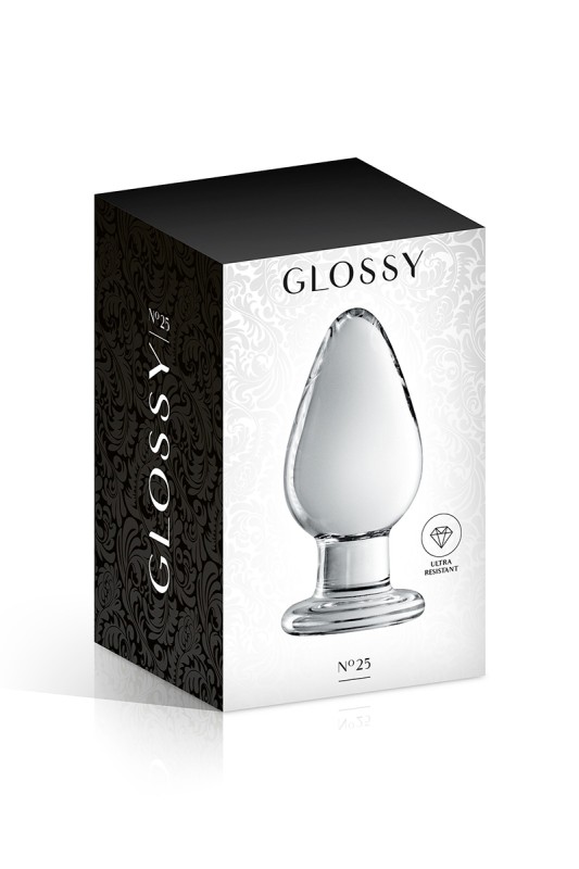 Plug Anal Glas Glossy Toys nr. 25 Klar - Glossy Toys | Tentations.ch