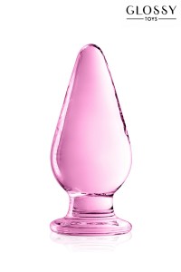 Plug anal glass Glossy Toys no. 26 Pink