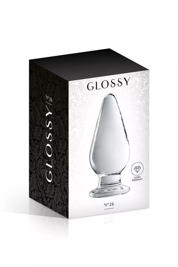 Plug anal glass Glossy Toys no. 26 Clear