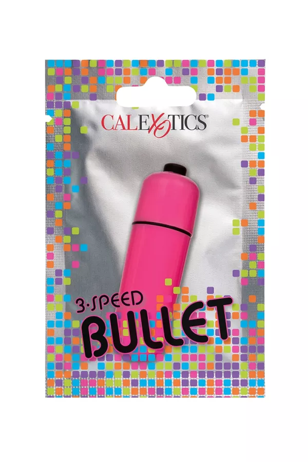 Bullet pink 3-speed mini vibrator