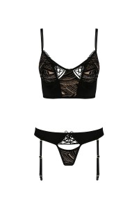 Set reggicalze e bustier Lara