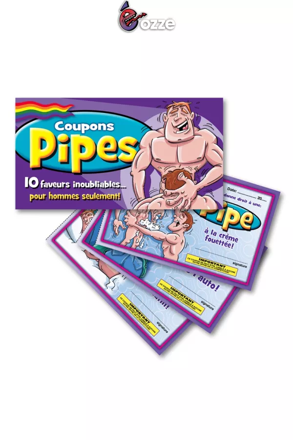 Coupons pipes pour hommes