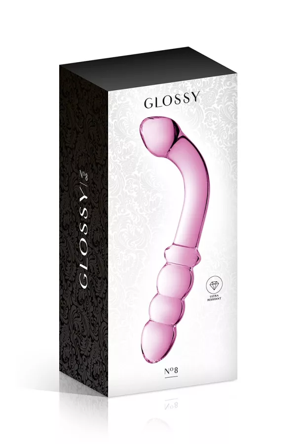 Dildoglass Glossy Toys  no. 8 Pink