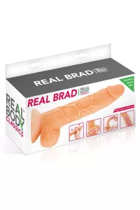 Gode ultra-réaliste 21 cm - Real Brad