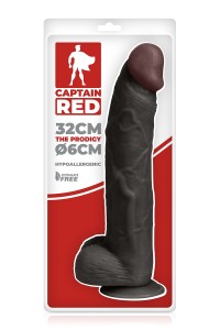 XXL Prodigy Black Dildo 32 x 6 cm