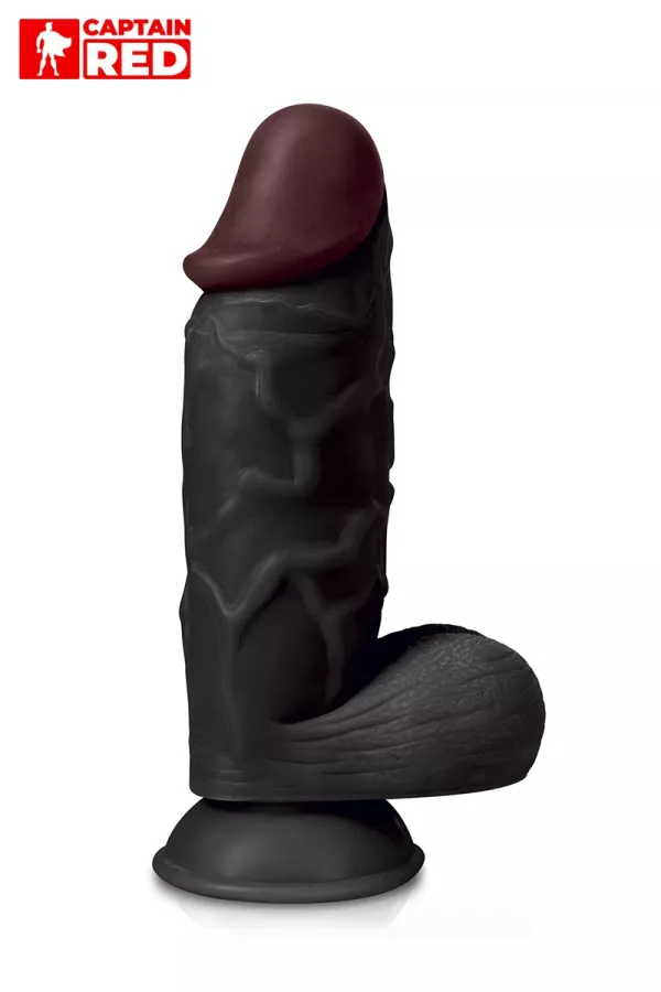 Dildo XXL The Strong Nero 26 x 6,5 cm