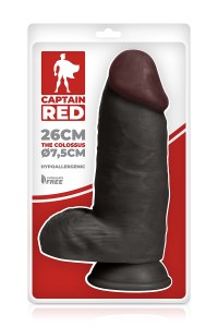 Dildo XXL Colossus Black 26 x 7.5 cm