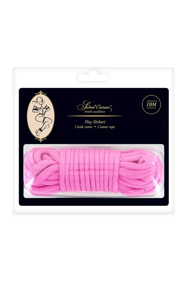 Pinkes Bondageseil 10m