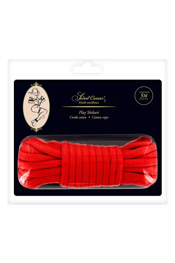 Red bondage cord 5m