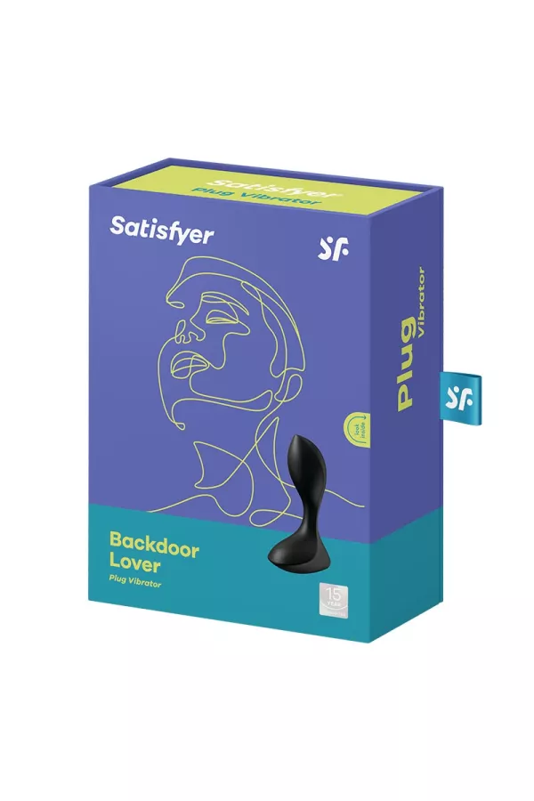 Plug vibrant Backdoor Lover noir - Satisfyer