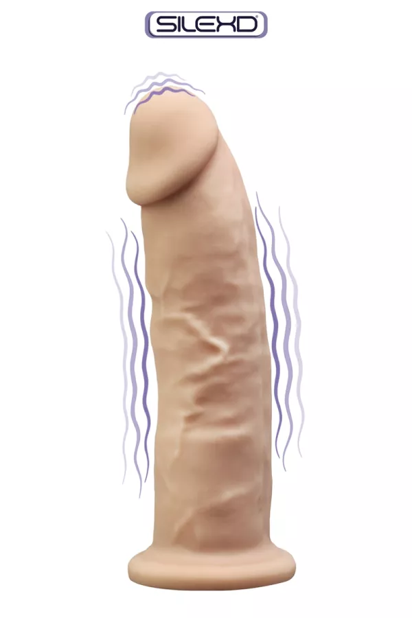 Double density vibrator flesh 17.5 cm