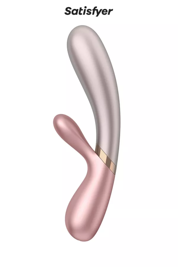 Rabbit chauffant Hot Lover rose - Satisfyer