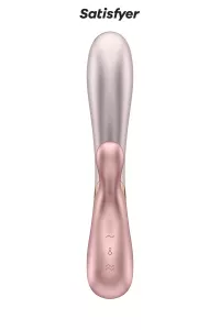 Rabbit chauffant Hot Lover rose - Satisfyer