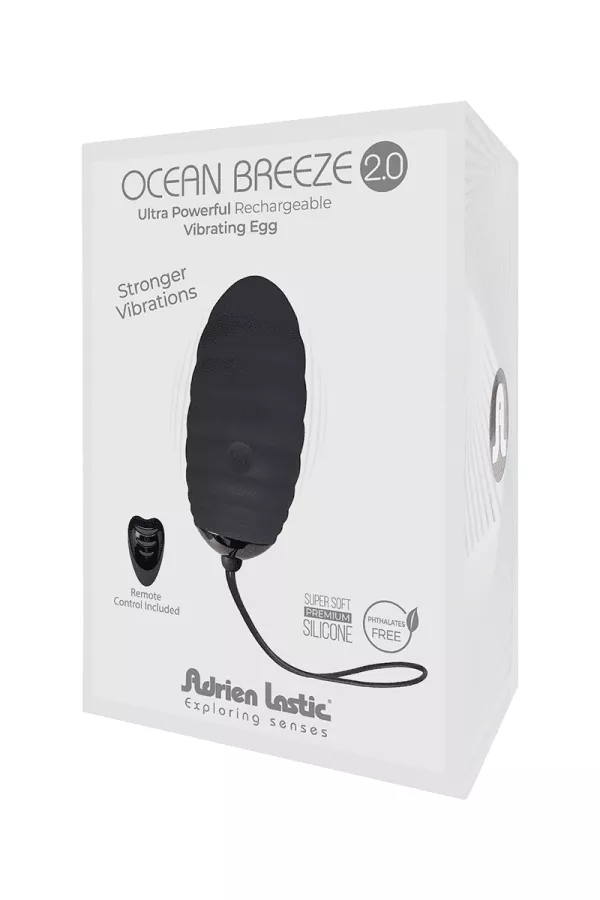 Uovo vibrante Ocean Breeze V2 - Nero