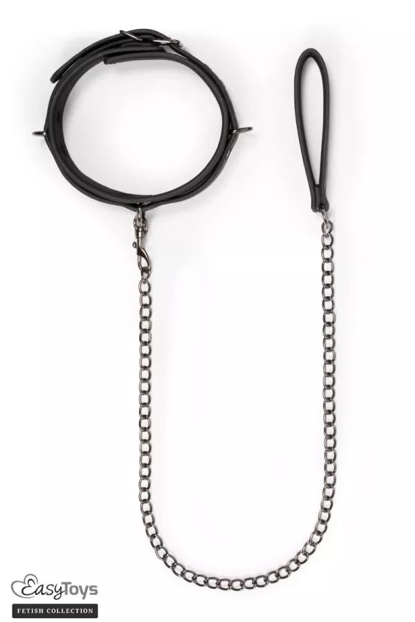 Fetish collar and leash