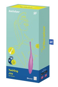 Connected Stimulator Twirling Joy fuchsia -ja- Satisfyer