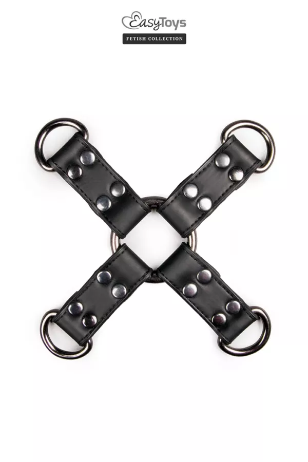 Hog Tie leather cross