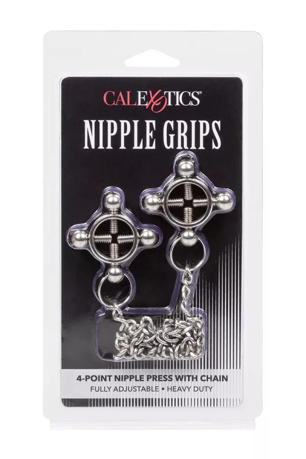 4-point nipple clamps & chain