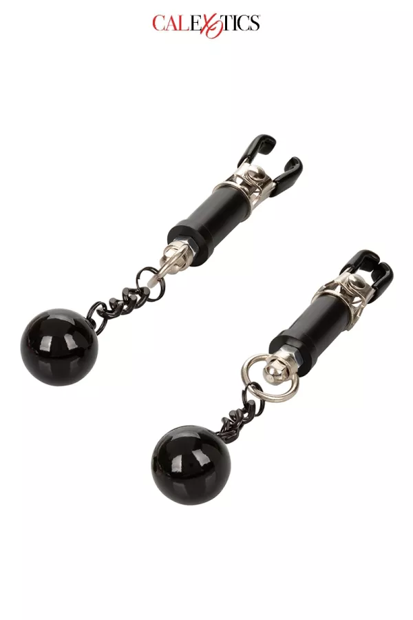 Nipple clamps with weights