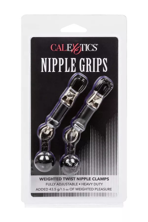 Nipple clamps with weights