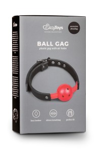 Gagged Ball mit rotem Ball