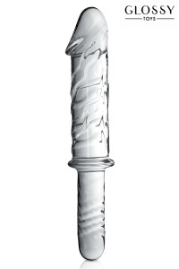 Dildo glass Glossy Toys  no. 12 Clear