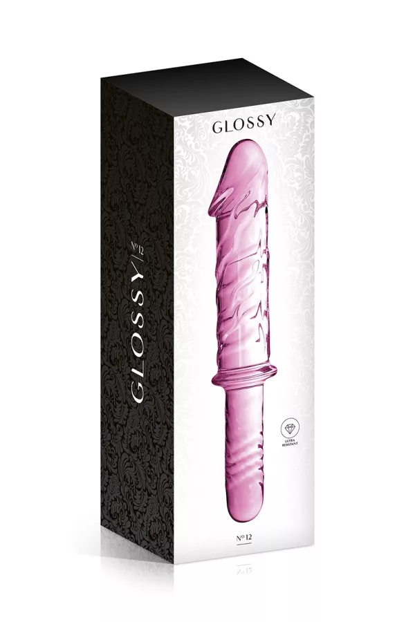 Vetro di Dildo Glossy Toys  no. 12 Rosa