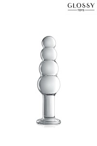 Dildo Glas Glossy Toys  no. 9 Clear