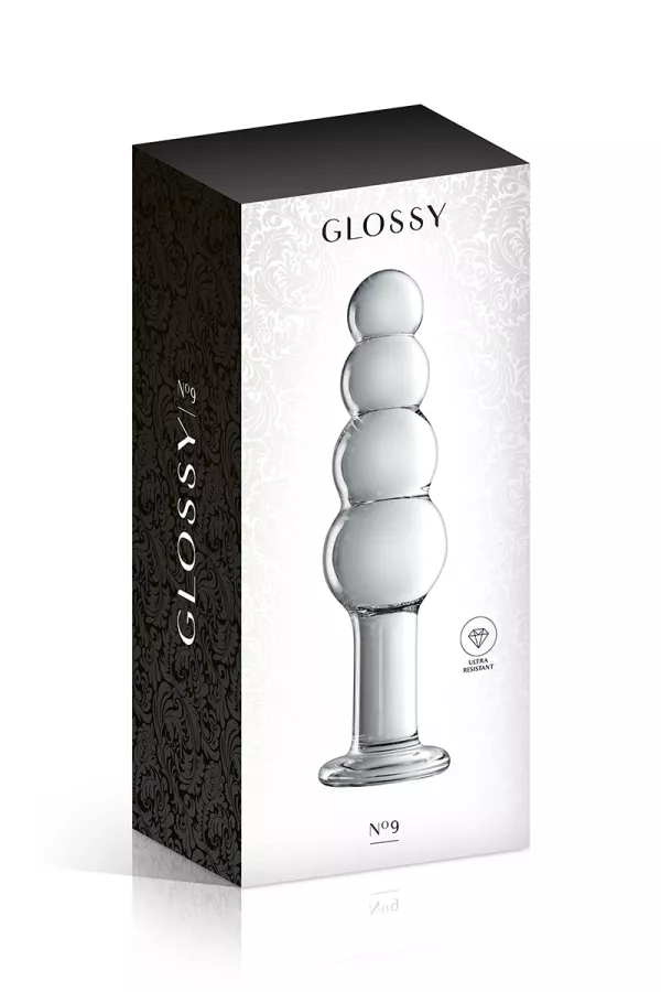 Dildo glass Glossy Toys  no. 9 Clear