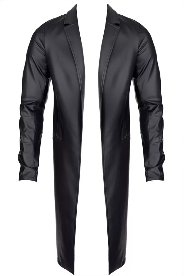 Manteau long wetlook Sergio - Regnes