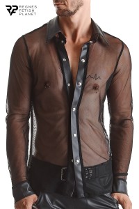 Cesare transparent shirt