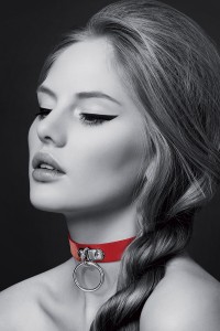 Red Fetish Necklace with Ring