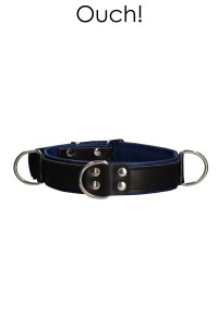 Collana di Bondage blu e nero