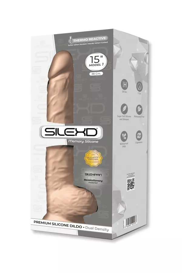 Dildo XXL doppia densità 38 x 7 cm