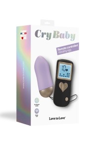 Vibrating egg Cry Baby Mauve