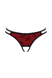 Red open thong Rubi