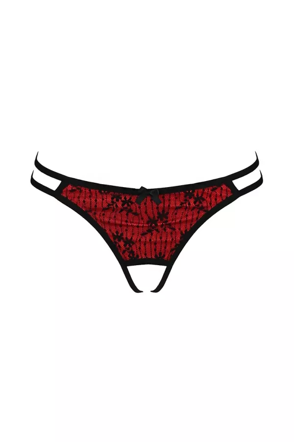 String ouvert rouge Rubi - Passion