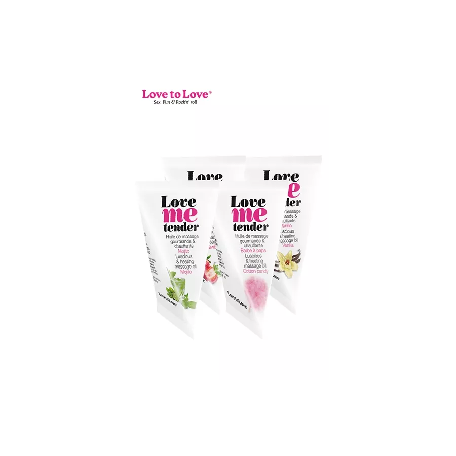 Huile de massage - 10 ml - Love to Love - Sexshop Tentations