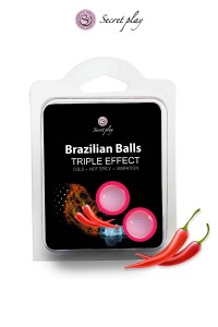 2 Brazilian Balls triple effects