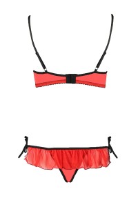 Oben-ohne-Lingerie-Set Cherry