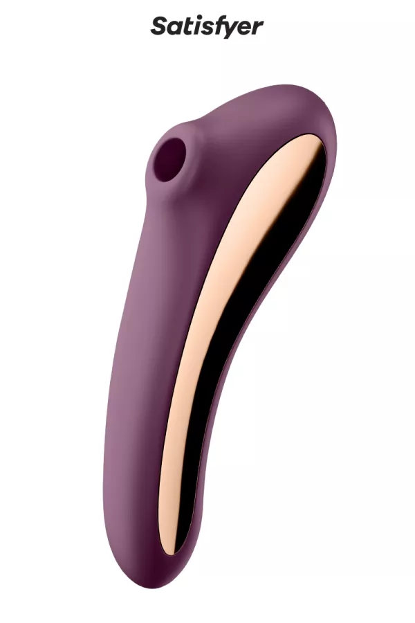 Stimulateur Dual Kiss bordeaux - Satisfyer