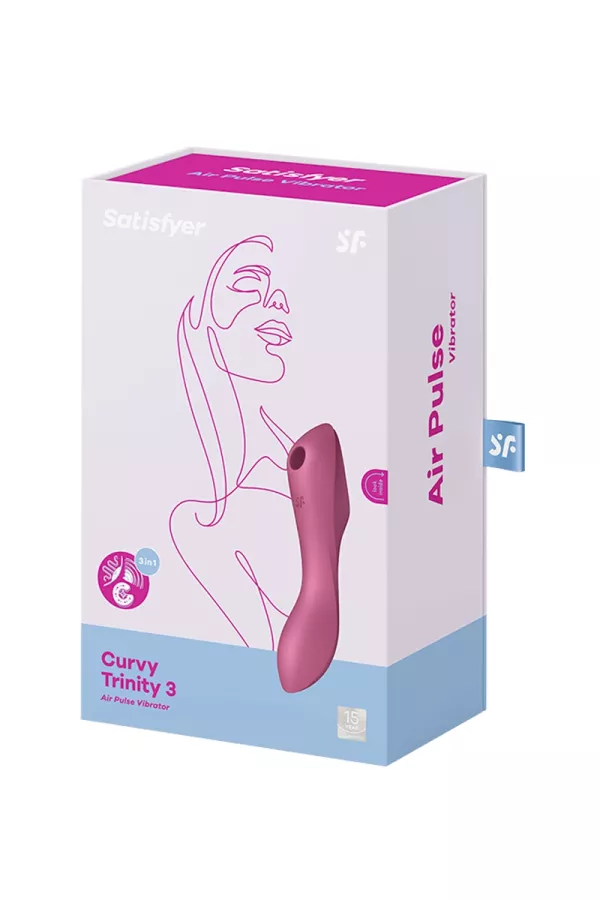 Curvy Trinity 3 Stimulator Red