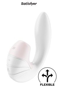 Double stimulateur Supernova blanc - Satisfyer