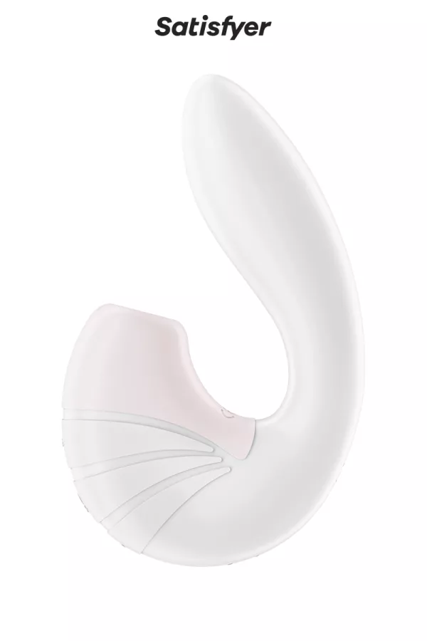 Double stimulateur Supernova blanc - Satisfyer