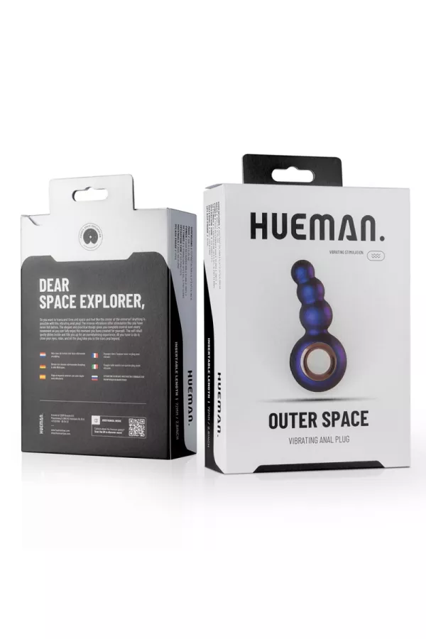 Vibrating anal plug Outer Space