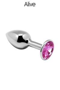 Pink jewelry metal plug L